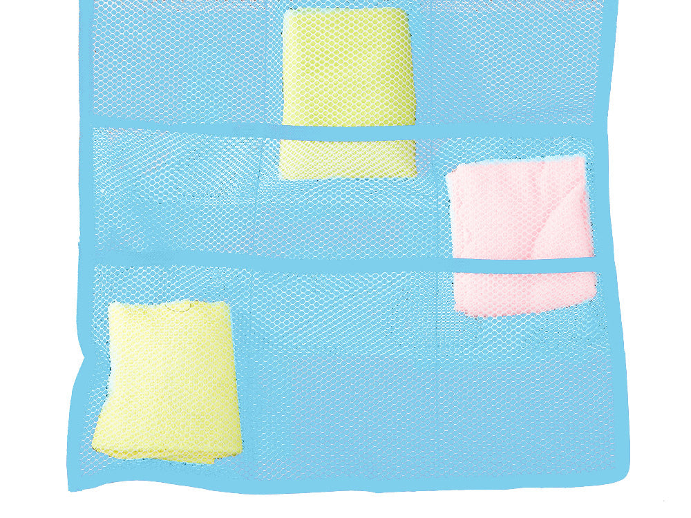Organizator tip umeras cu doua fete, Zola®, pentru lenjerie de corp, stutiene/ chiloti/ sosete, 22 compartimente, albastru Organizator tip umeras cu doua fete, Zola®, pentru lenjerie de corp, stutiene/ chiloti/ sosete, 22 compartimente, albastru